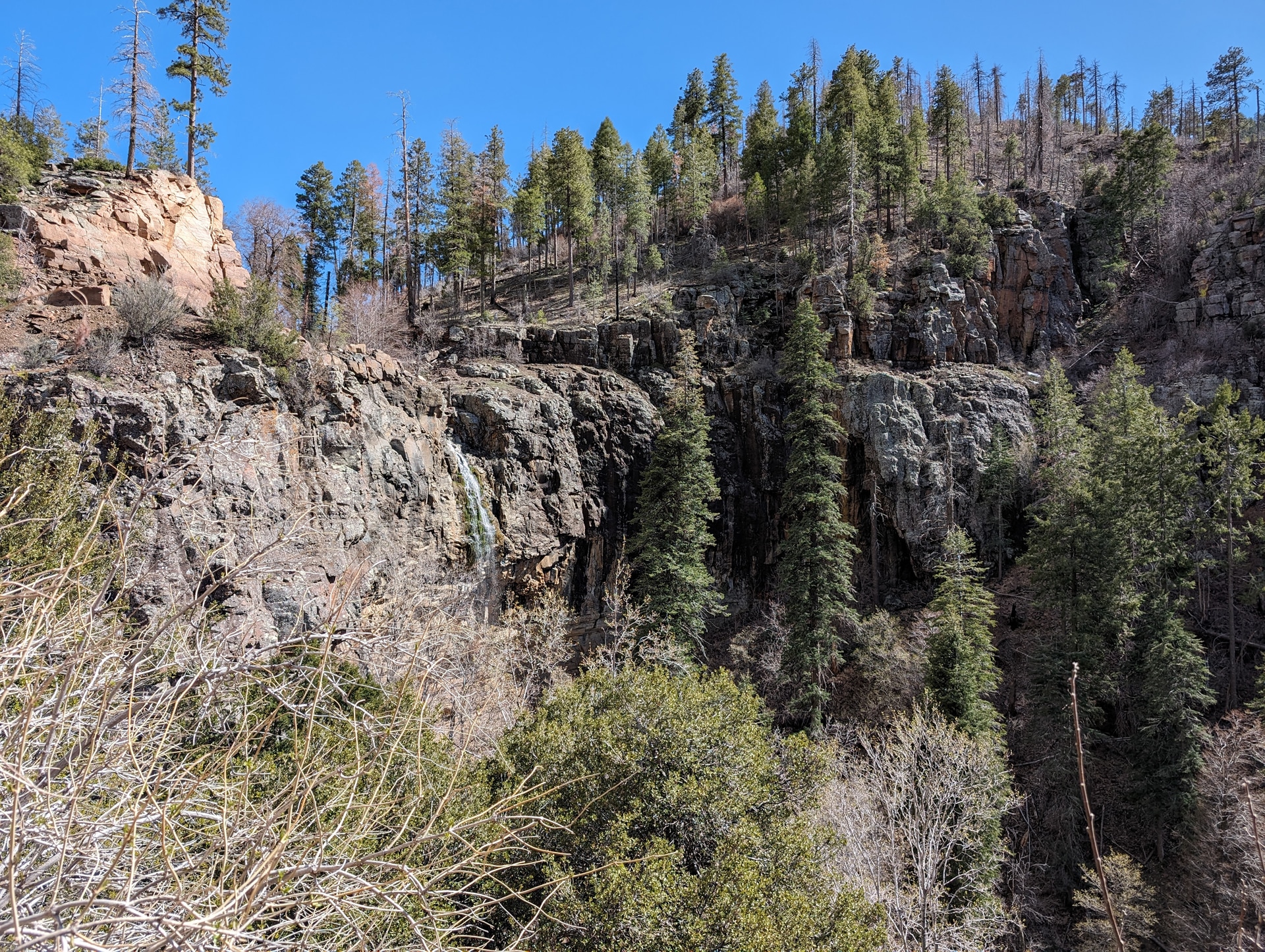 Workman Creek Falls, AZ background